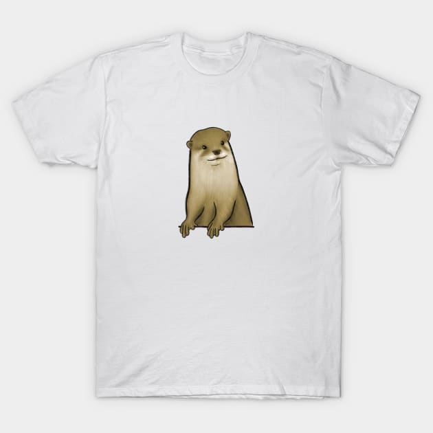 Curious Otter T-Shirt by OtterFamily